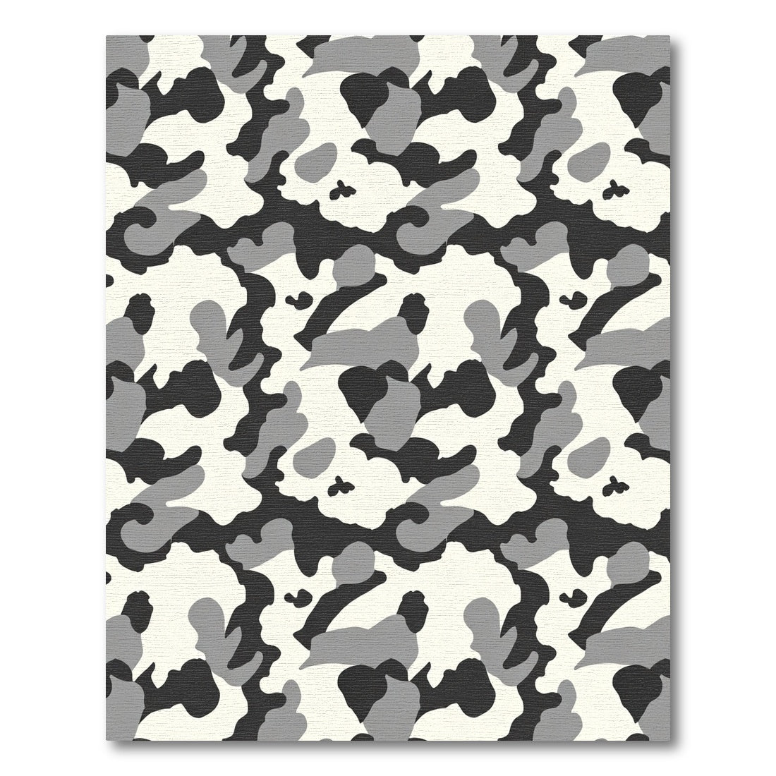 Monochromatic Abstract Blotches Rug