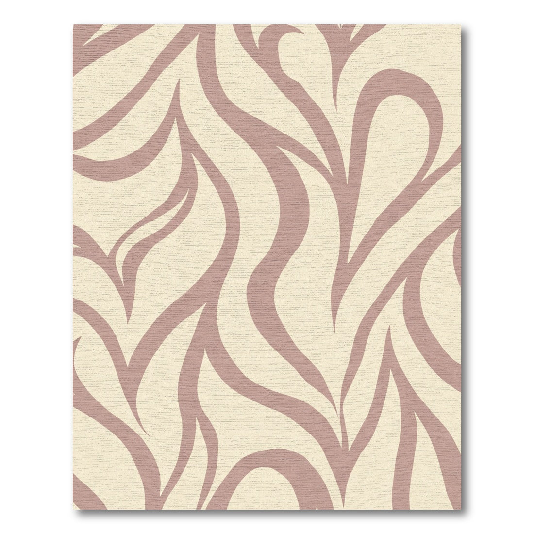 Blush Pink Swirl Organic Abstract Rug