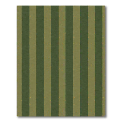 Earthy Green Stripe Texture Rug
