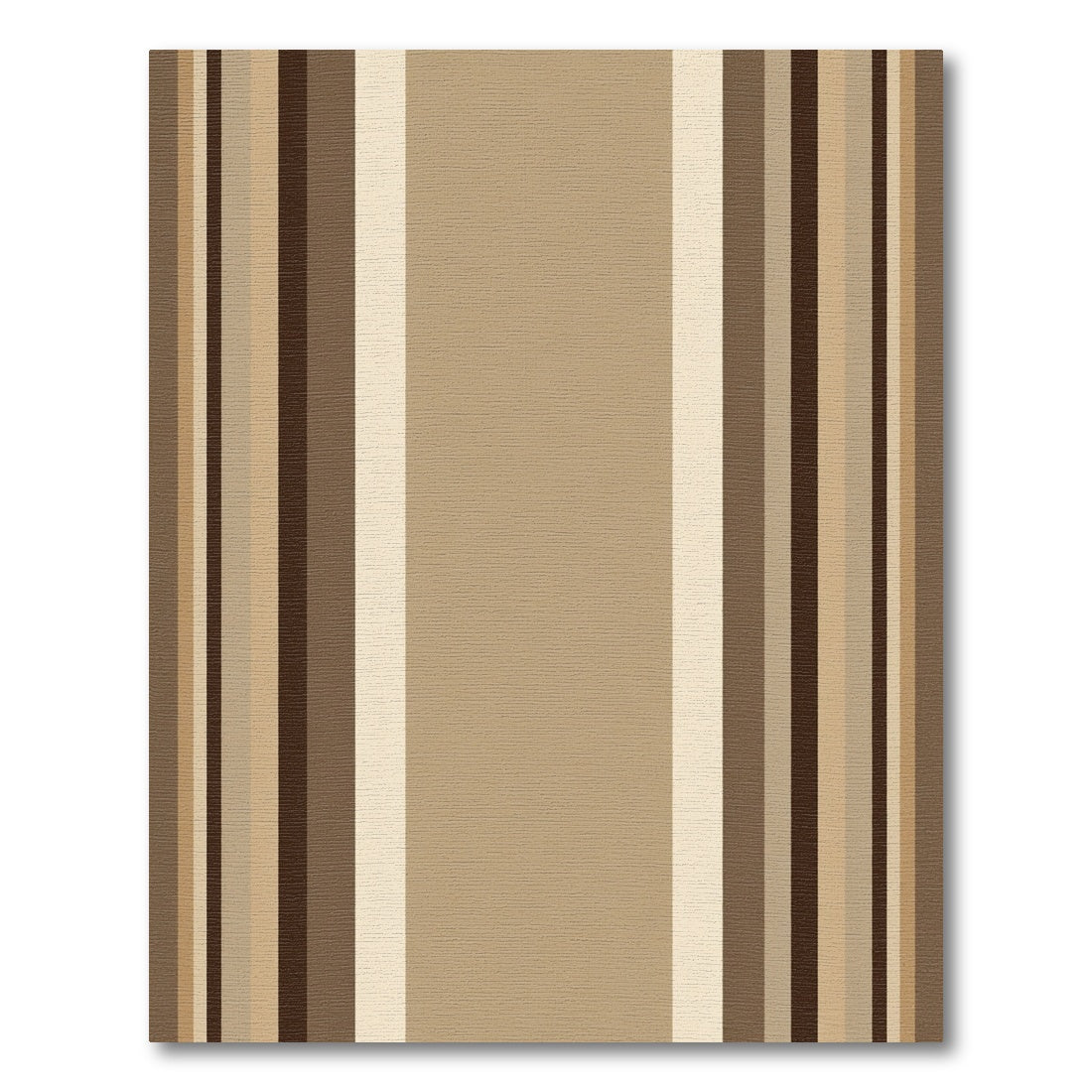 Earthy Tones Vertical Stripes Rug
