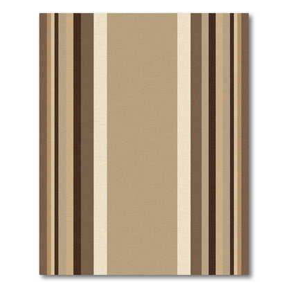 Earthy Tones Vertical Stripes Rug