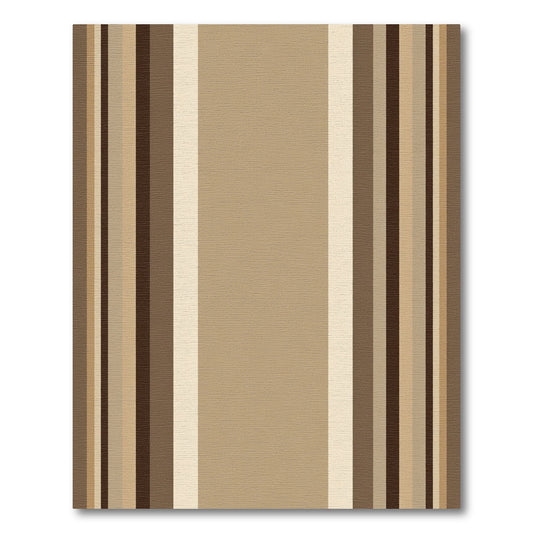 Earthy Tones Vertical Stripes Rug