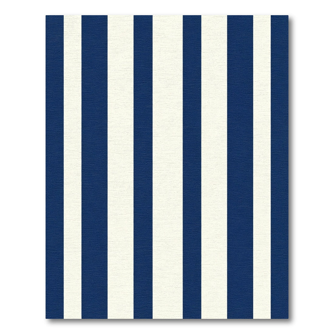 Classic Navy Cream Vertical Stripes Rug