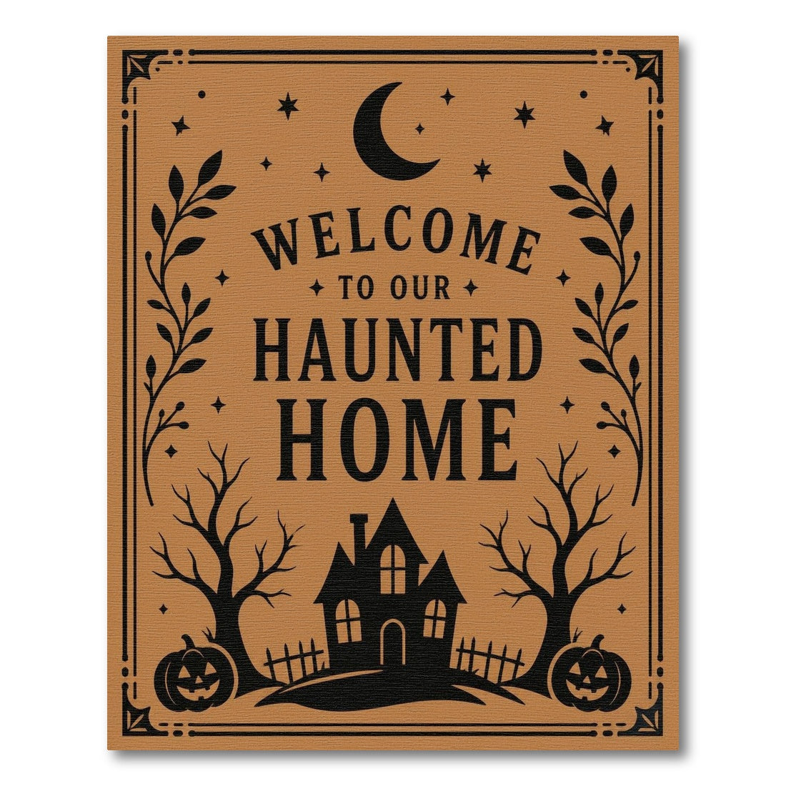 Haunted Home Halloween Area Rug
