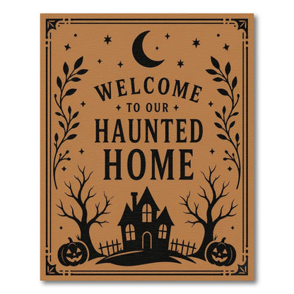 Haunted Home Halloween Area Rug