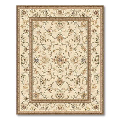 Beige Floral Vintage No. 72 Area Rug
