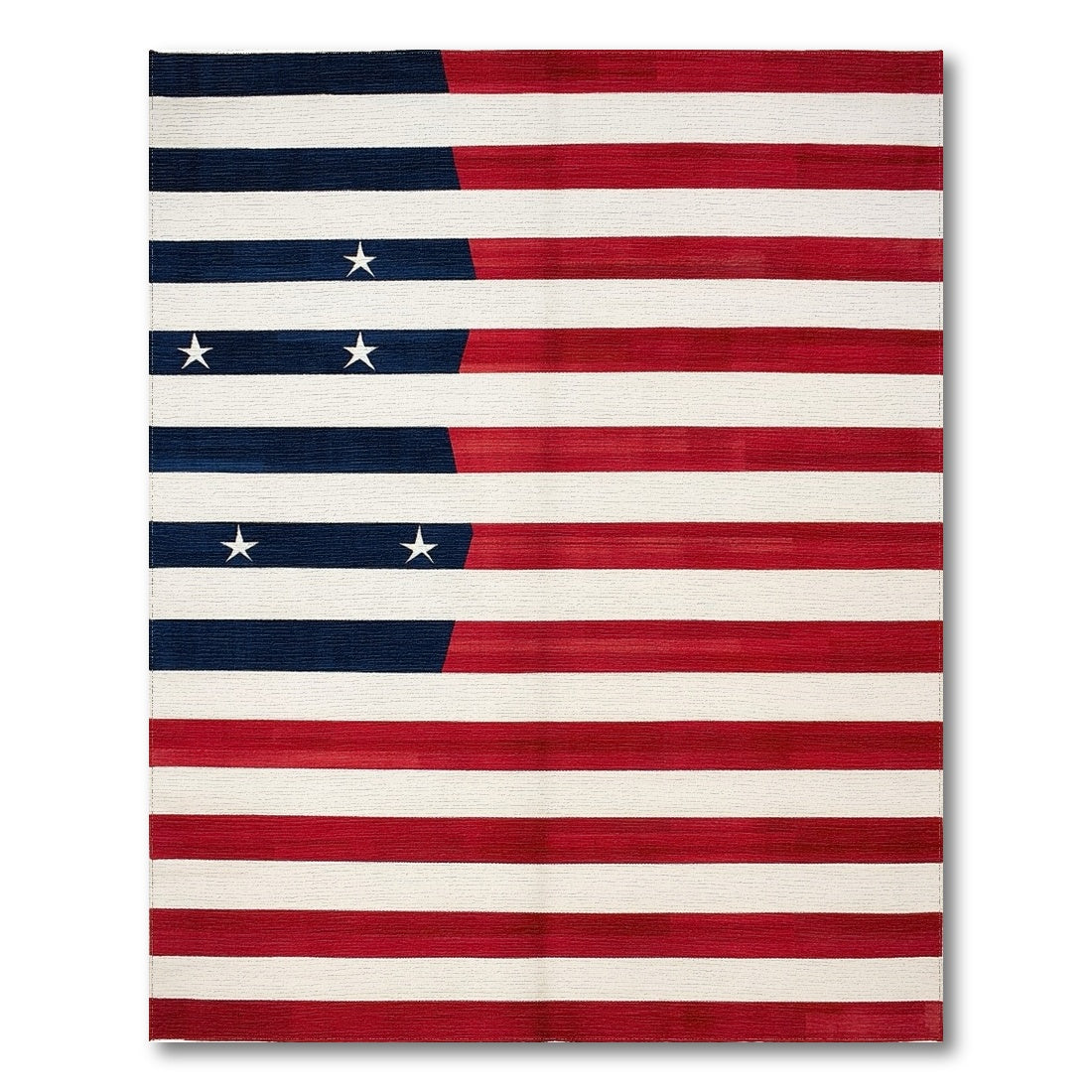 Multi-color and Patterns American Flag Washable Area Rug
