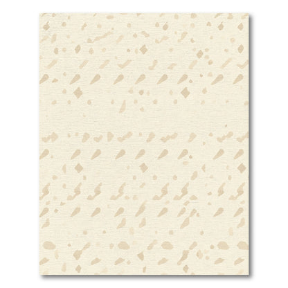 Cream Scattered Organic Shape Rug