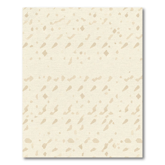Cream Scattered Organic Shape Rug