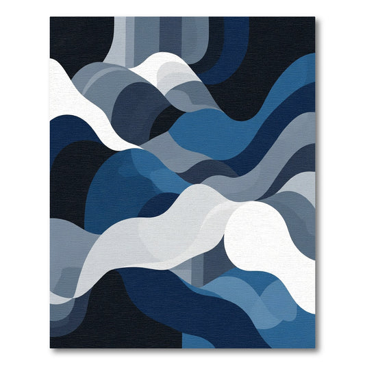 Cascading Ocean Currents Rug