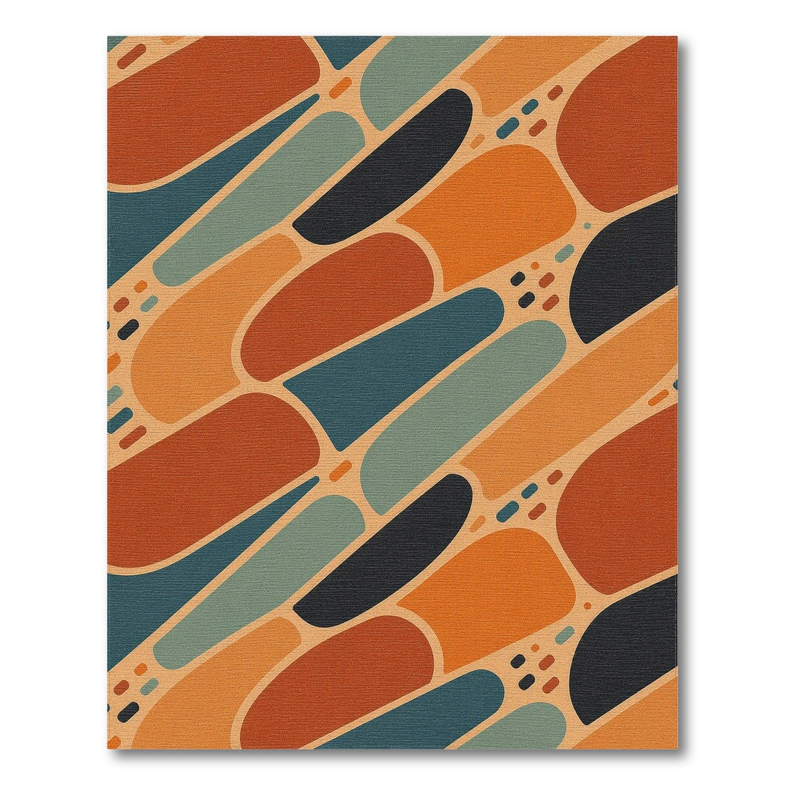 Multi-color and Patterns Multi-Color Abstract Geometric Area Rug