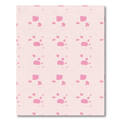 Cherry Blossom Spots Abstract Rug