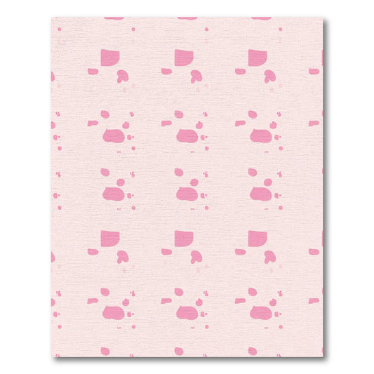 Cherry Blossom Spots Abstract Rug