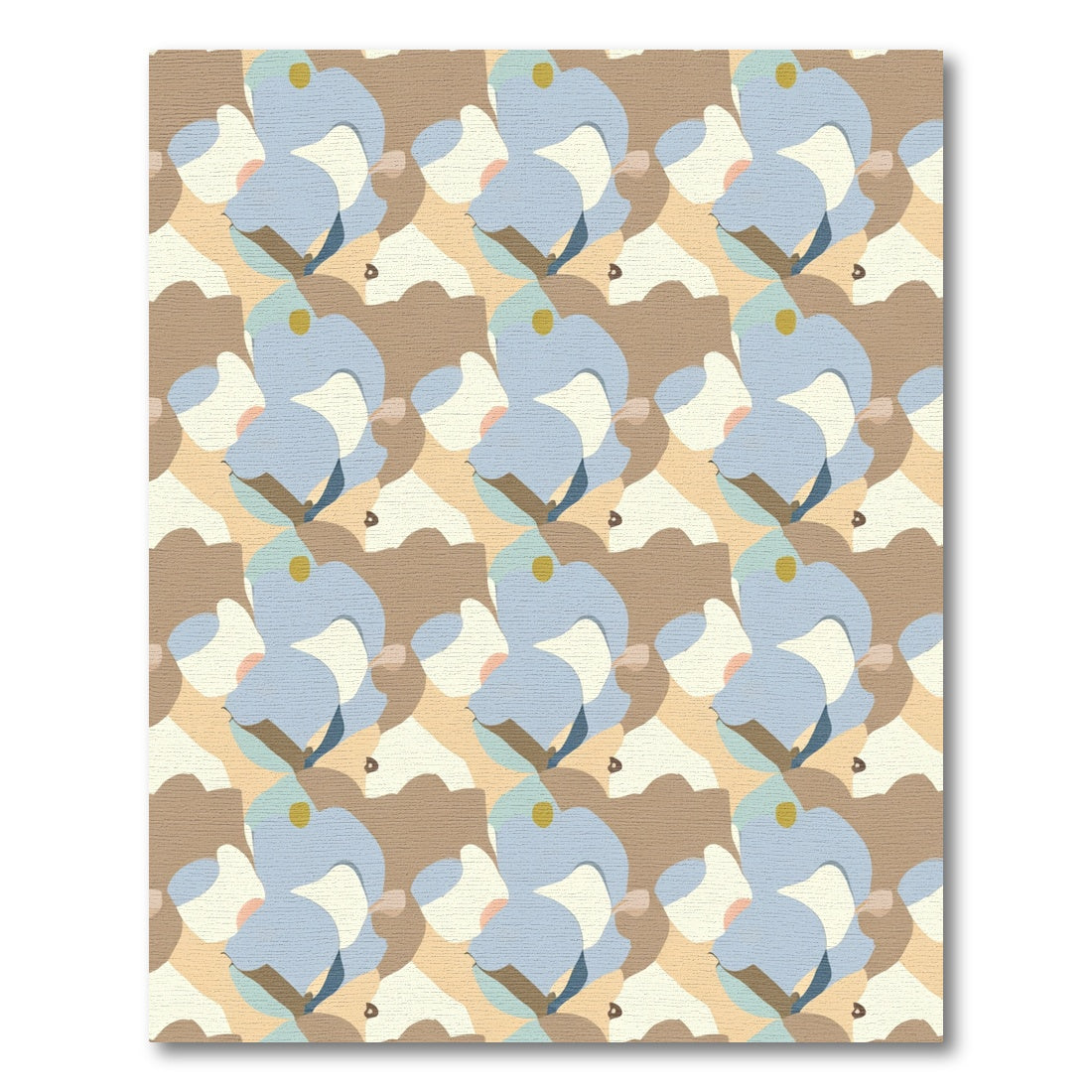 Earthy Organic Abstract Flow Rug