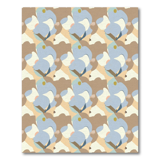 Earthy Organic Abstract Flow Rug