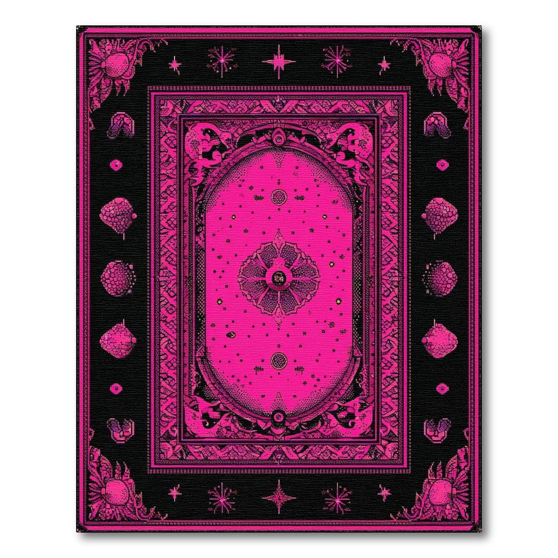 Pink Celestial Mystical Area Rug