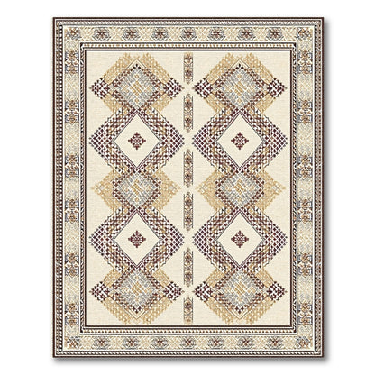 Brown Tan Traditional Persian Brown and Tan Area Rug