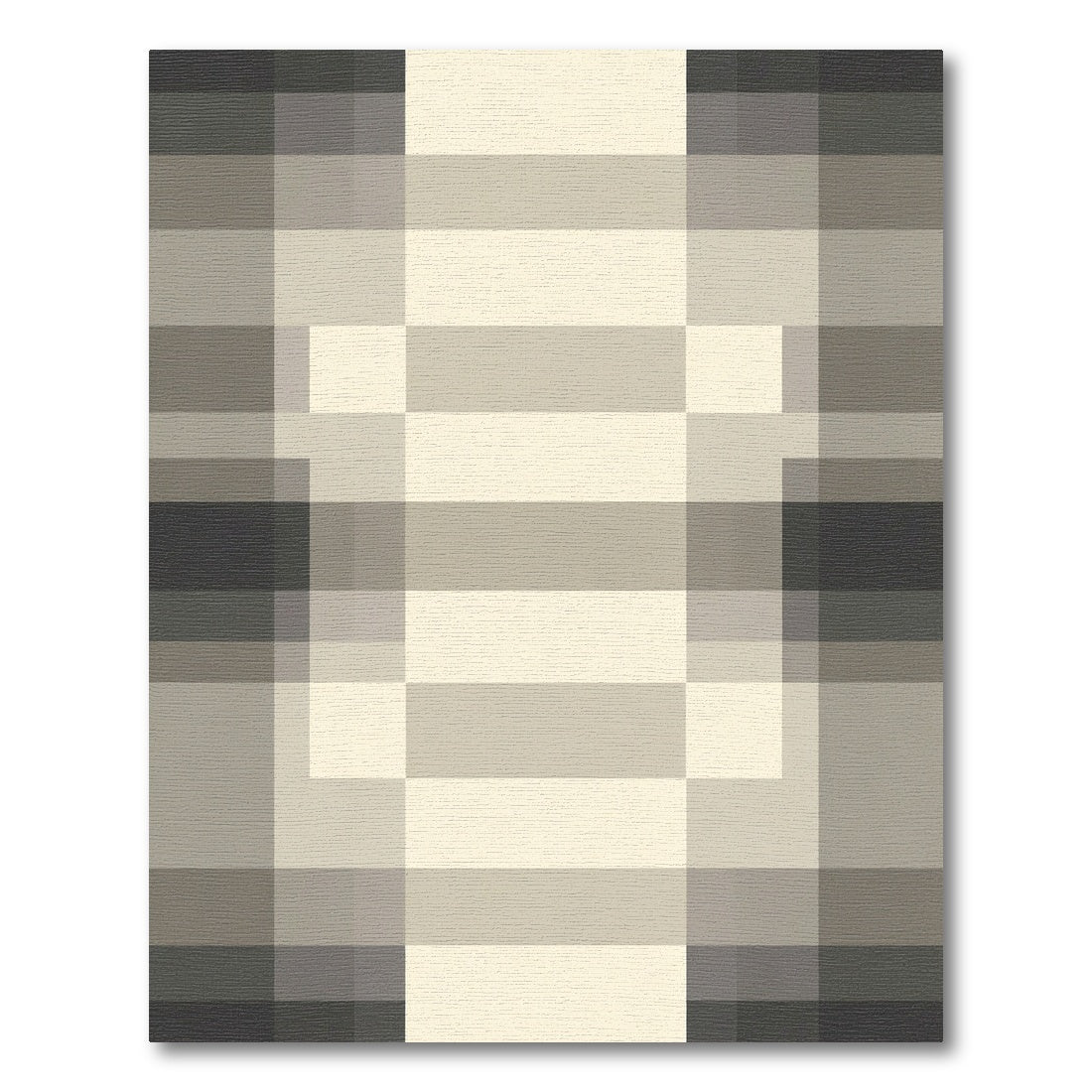 Monochromatic Geometric Gradation Blocks Rug