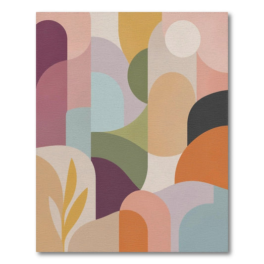 Abstract Area Multi-color and Patterns Vibrant Abstract Multi-Color Area Rug