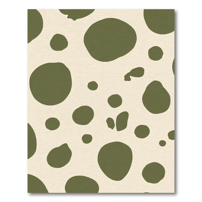 Olive Polka Dot Spot Rug