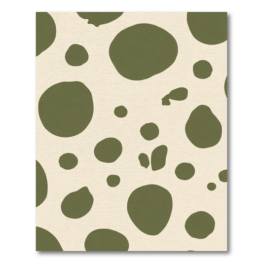 Olive Polka Dot Spot Rug