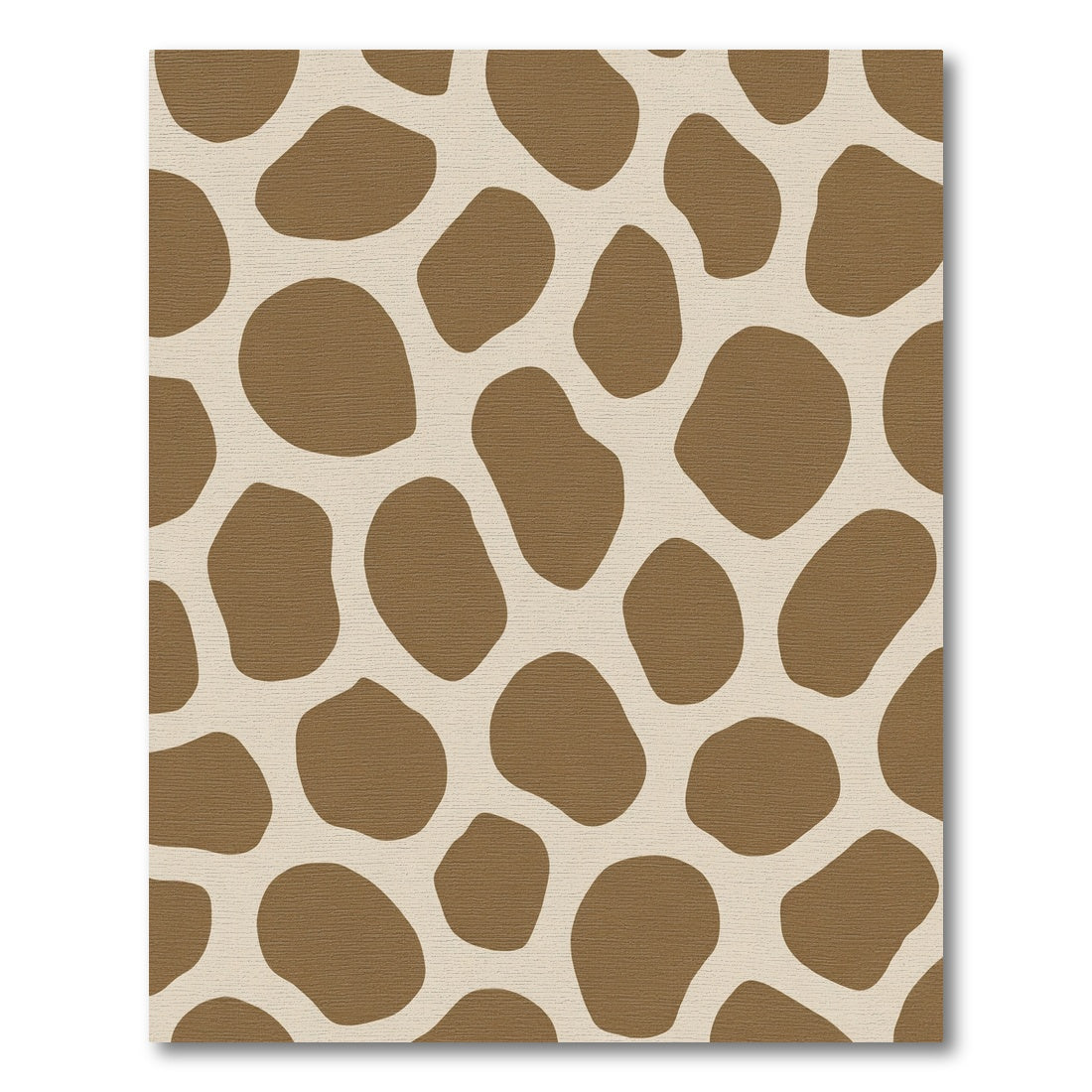 Tan Brown Giraffe Spots Rug