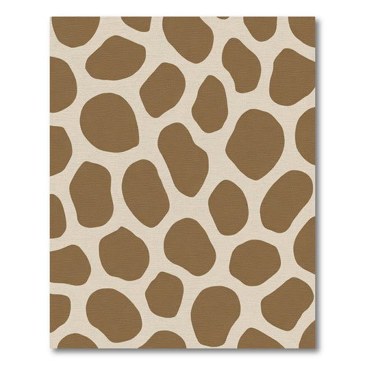 Tan Brown Giraffe Spots Rug