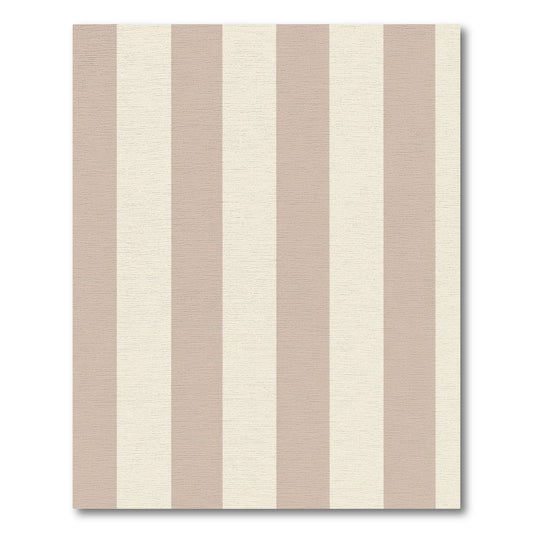 Neutral Beige Cream Stripe Rug