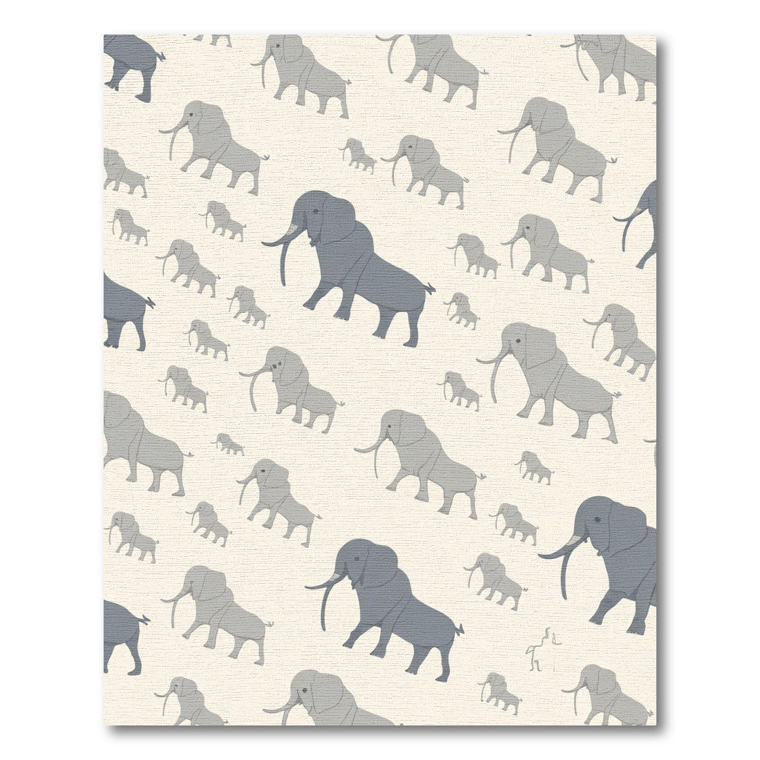 Tonal Elephant Parade Collection Rug