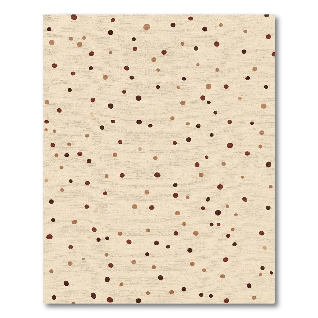 Neutral Speckled Earth Tone Dots Rug