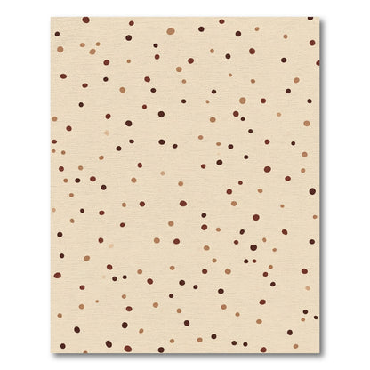 Neutral Speckled Earth Tone Dots Rug