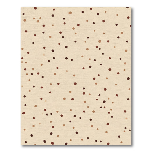 Neutral Speckled Earth Tone Dots Rug