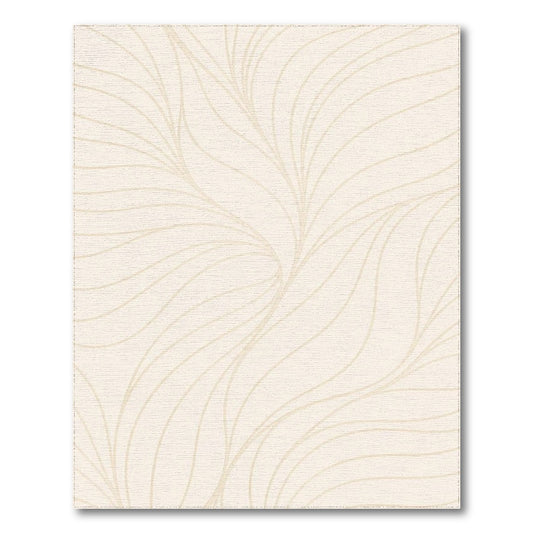 Beige Abstract Swirl Area Rug