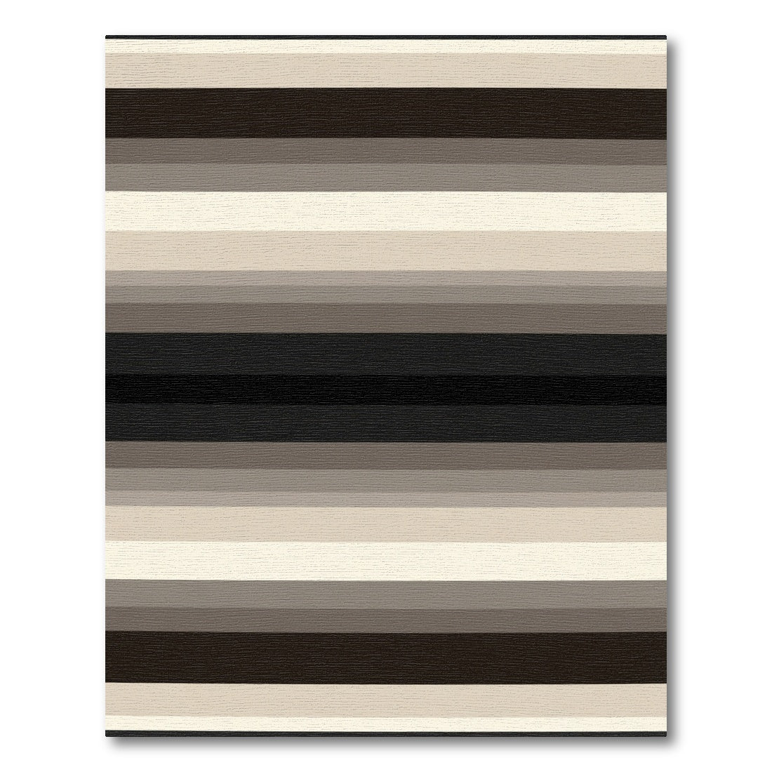 Neutral Tones Gradient Stripe Rug