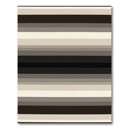 Neutral Tones Gradient Stripe Rug