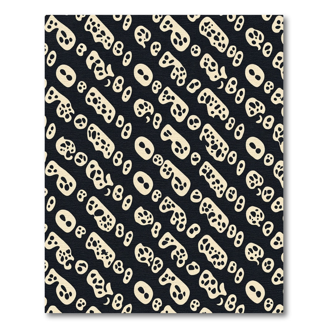 Organic Cream Irregular Shape Rug