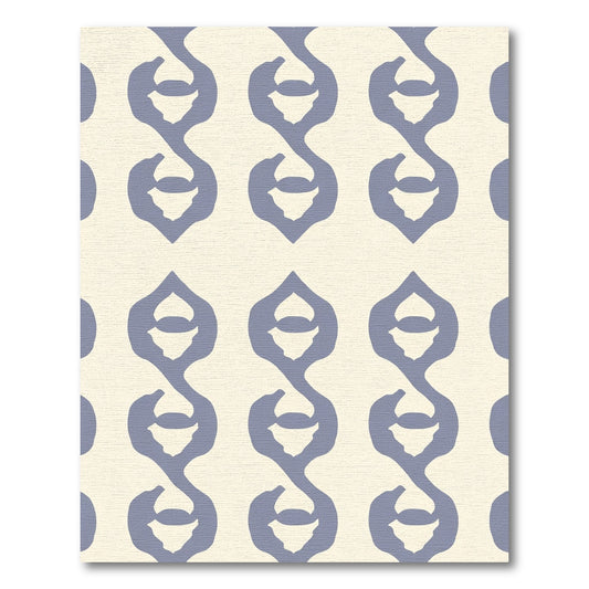 Lavender Gilded Chain Link Rug