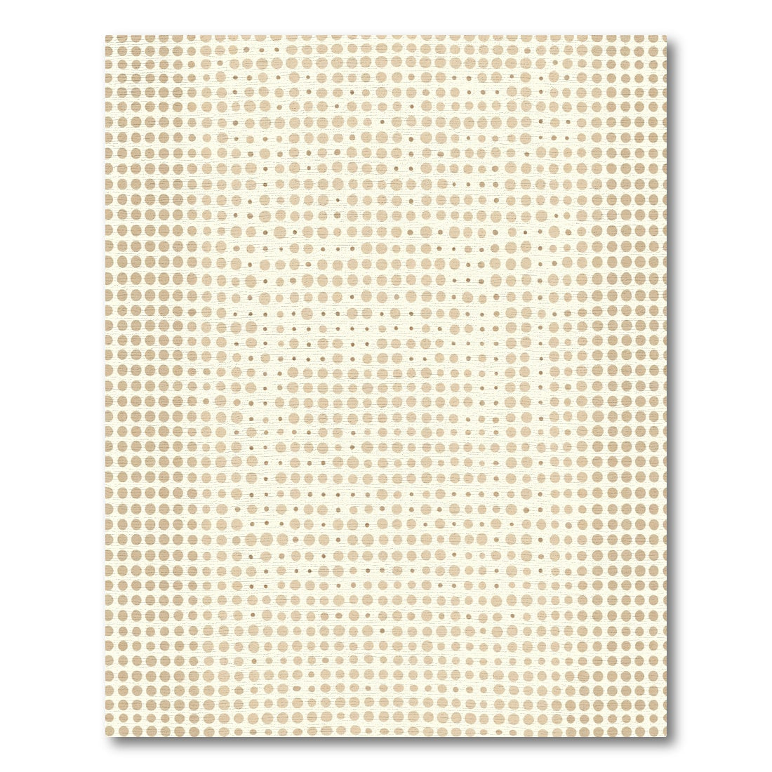 Neutral Tan Dot Gradient Rug