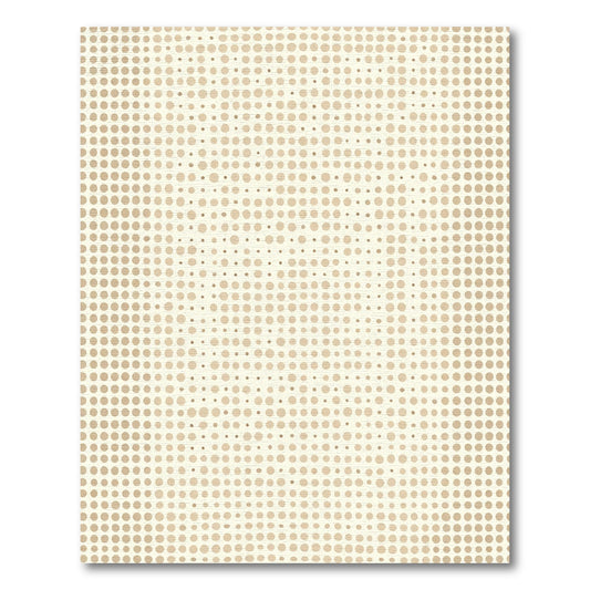 Neutral Tan Dot Gradient Rug
