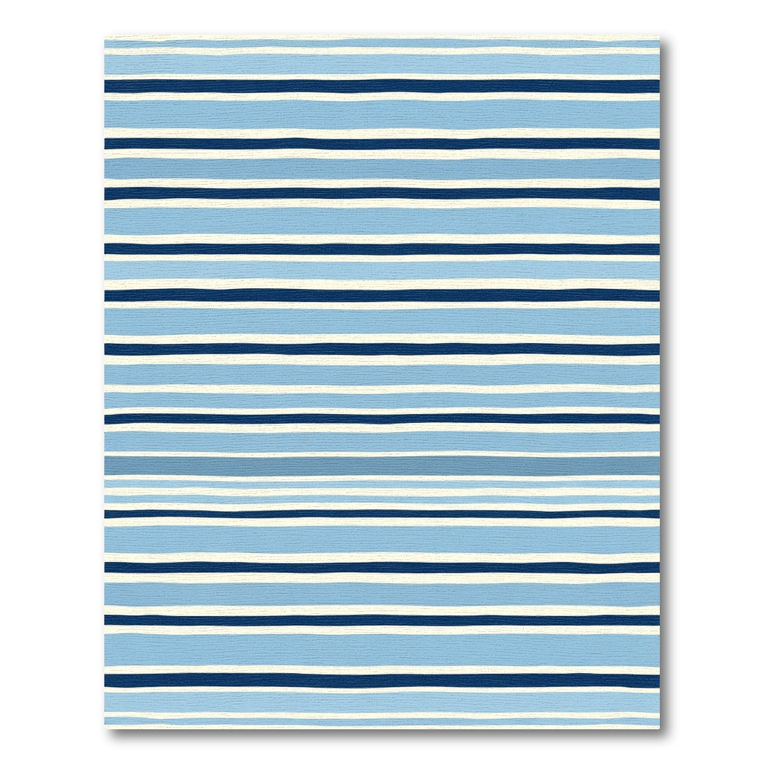 Ocean Breeze Striped Canvas Rug