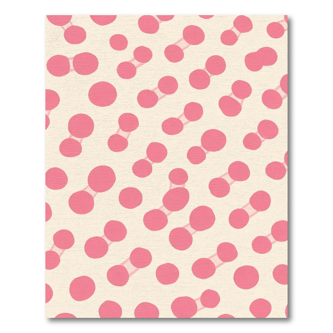 Pink Double Dot Cluster Rug
