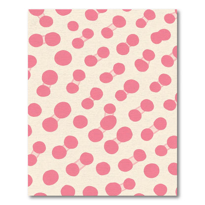 Pink Double Dot Cluster Rug