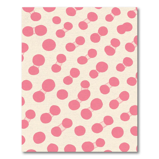 Pink Double Dot Cluster Rug