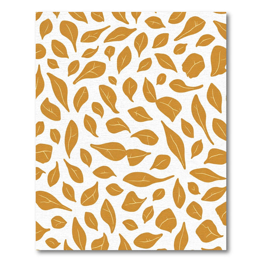 Golden Sun Fall Leaf Scatter Rug