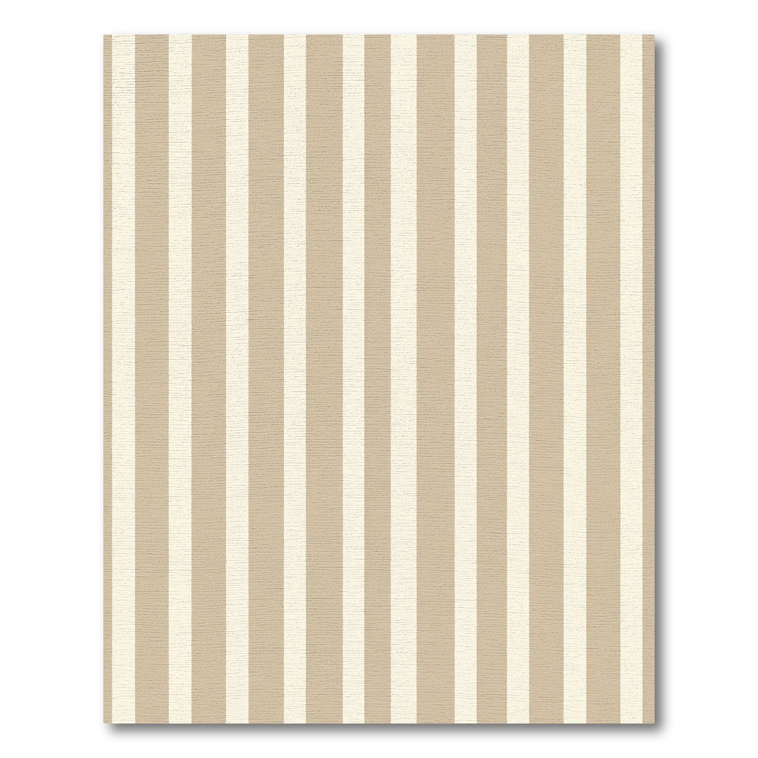 Cozy Cream Vertical Stripe Rug