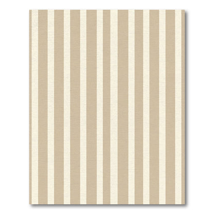 Cozy Cream Vertical Stripe Rug