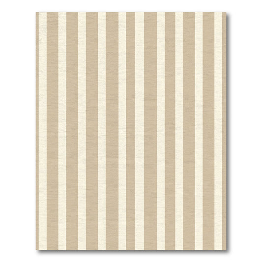 Cozy Cream Vertical Stripe Rug