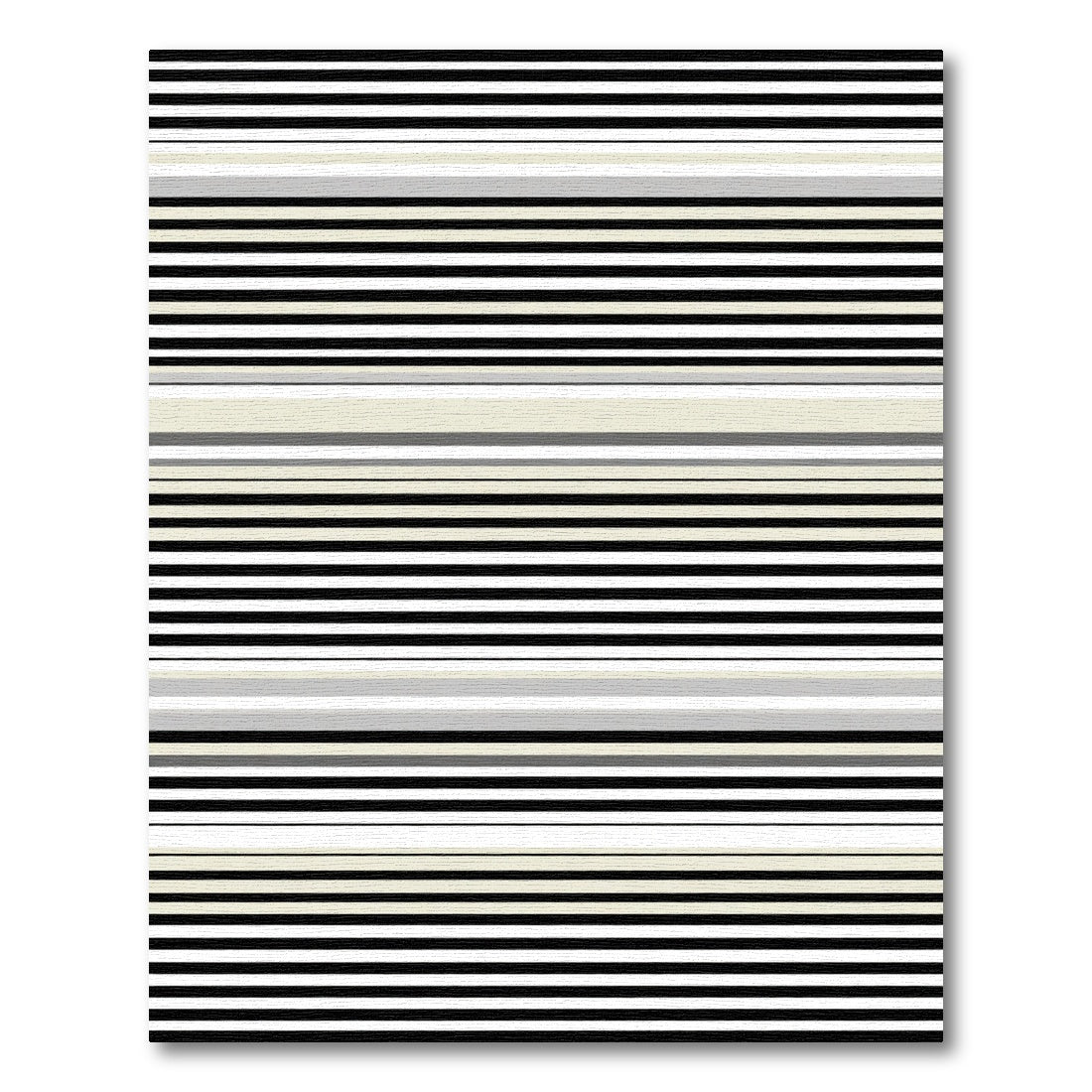 Neutral Tone Thin Stripe Rug