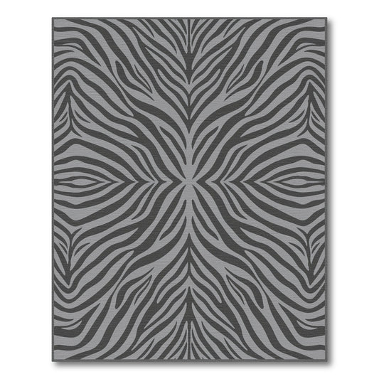 Abstract Area Grey Abstract Geometric Area Rug
