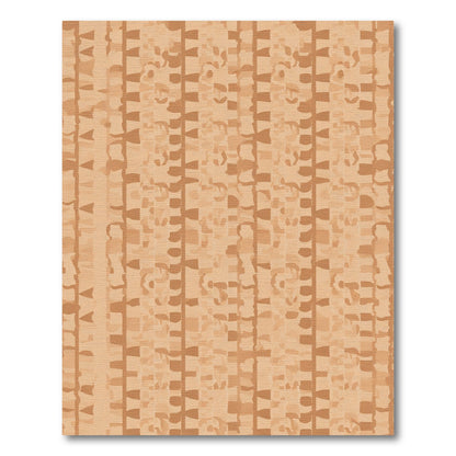 Earthy Tones Striped Abstract Blend Rug